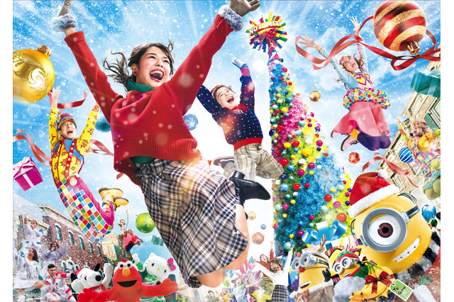 USJがクリスマス・イベント開催！2年ぶりツリー登場、NiziUコラボプログラムは特別仕様に 画像
