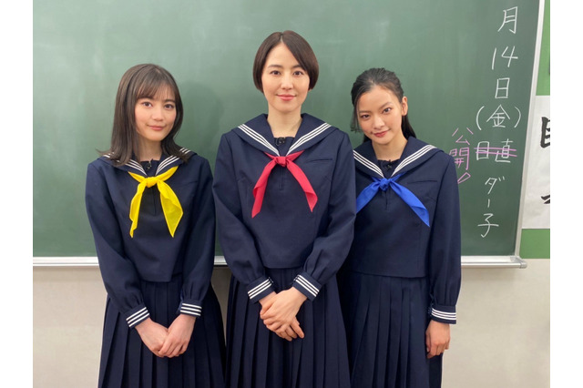 長澤まさみ・織田梨沙・生田絵梨花がセーラー服姿に…『コンフィデンスマンJP学園』 画像