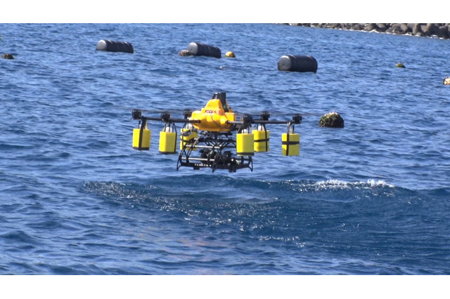 成功すれば世界初の快挙!「水空合体ドローン」実証実験にカメラ潜入......『BACKSTAGE』 画像