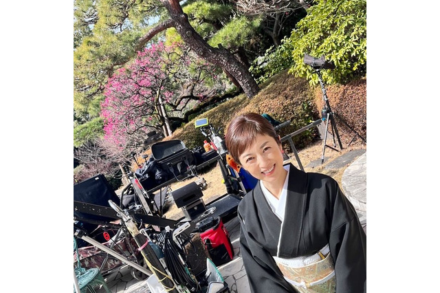 高岡早紀、黒の着物着こなす美し過ぎるショット公開!「素敵」「しっとりして綺麗」 画像