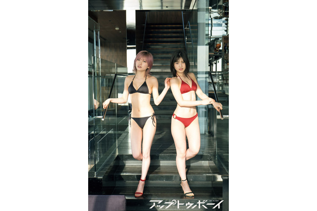 AKB48・岡田奈々&村山彩希、スタイル良すぎな赤・黒セクシービキニ 画像