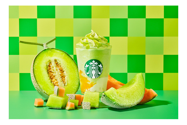 スタバ新作「The メロン of メロン フラペチーノ」本日発売 画像
