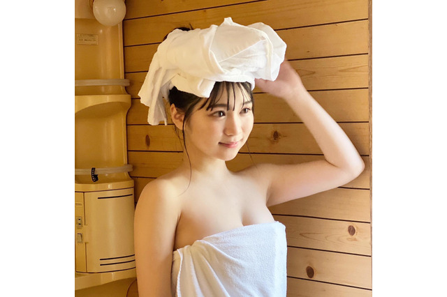 池本しおり、バスタオル1枚で大胆セクシー！オフショがブログで公開に！ 画像