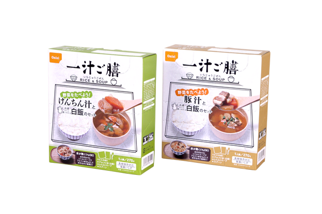 非常食の革命！お湯や水がなくても食べられる「一汁ご膳」新発売 画像