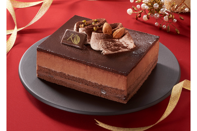 クリスマス限定!高級チョコを贅沢に使った「ケンズカフェ東京監修 ショコラケーキ」予約受付中 画像