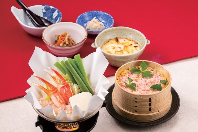 夢庵、2種のずわい蟹を使った贅沢御膳を発売 画像