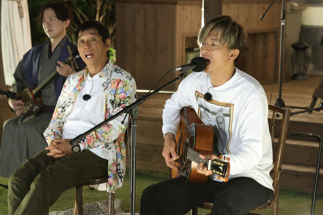 さんま、奄美大島で20年ぶりにサーフィンに挑戦!『さんタク』 画像