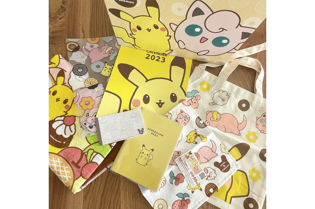 【ミスド2023福袋開封レポ】ドーナツ引換50個にポケモンオリジナルグッズ入り！ 画像