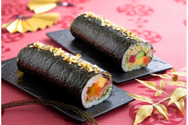 ホテルメイドの恵方巻は超豪華!海鮮、国産牛しゃぶサーロインに金箔も 画像