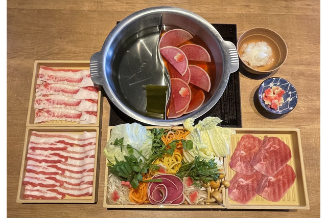 【実食】今年も登場！しゃぶしゃぶ温野菜、季節限定さわやかな「梅たんしゃぶ」 画像