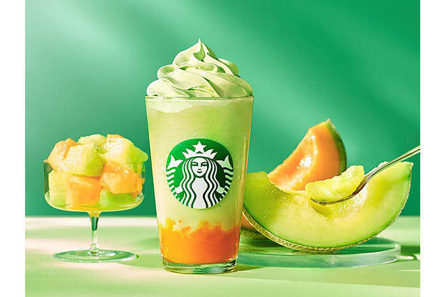 スタバ「メロンフラペチーノ」がパワーアップして復活!鮮やかなスイーツも新登場 画像