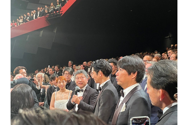 是枝裕和監督、9分半のスタンディングオベーションに感激！映画『怪物』カンヌで公式上映！ 画像