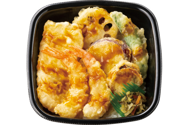 海の幸と野菜の天ぷら盛り盛り!ほっともっと「海鮮天丼」が復活 画像