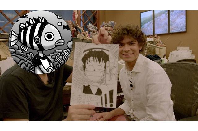 Netflix実写ドラマ「ワンピース」ルフィ役イニャキ・ゴドイ＆尾田栄一郎が対面！ 画像