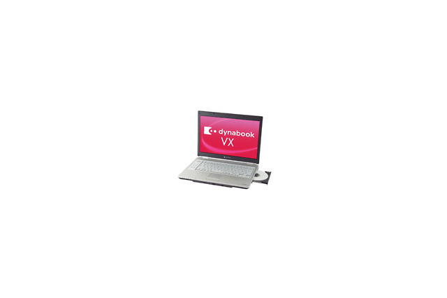 東芝、15.4型WXGA液晶搭載スリムノート「dynabook VX」など 画像