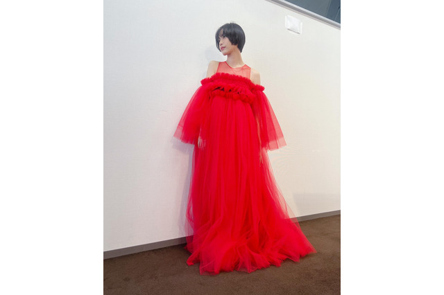 南沙良、鮮やかな赤のドレス姿を披露「どこのプリンセスかと」 画像
