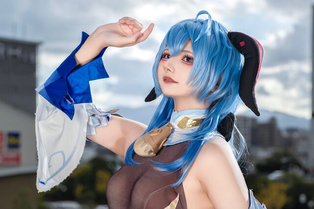 『原神』甘雨の美しい横顔に一目惚れ！日差しを浴びた柔らかな微笑みに癒やされるー注目レイヤー・さら【写真9枚】 画像