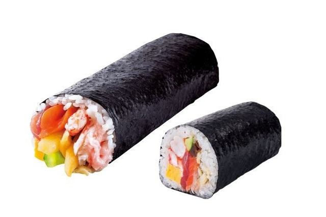 元気寿司、節分限定「恵方巻」発売中！お一人様向けハーフサイズも 画像