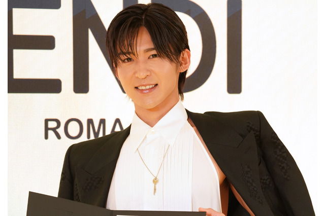 目黒蓮「鳥肌が立ちました」、日本人男性初のFENDIジャパンブランドアンバサダーに就任 画像