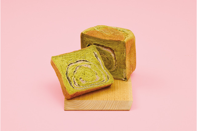 乃が美、春限定『桜あんの抹茶「生」食パン』を数量限定販売 画像