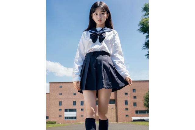 くりえみ、JK制服姿公開！「かわいい」「天使」 画像