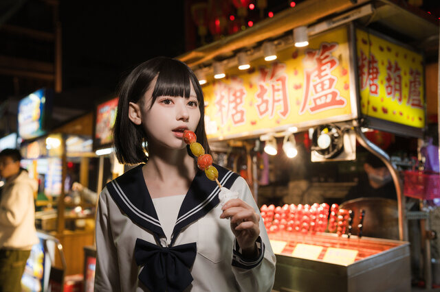 美女と巡る台湾！士林夜市で味わい尽くす 画像