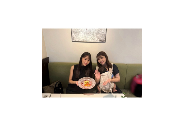 安めぐみ、生後5ヵ月の次女が新幹線デビュー！ 車内でほぼ泣かず「とてもホッとしましたー」 画像