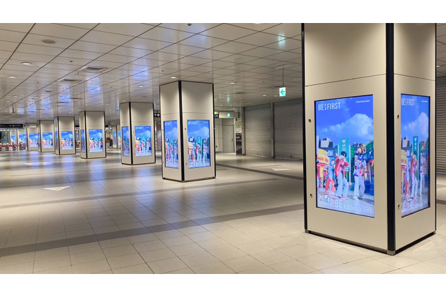 BE:FIRST、京王井の頭線渋谷駅の全59面デジタルサイネージをジャック 画像