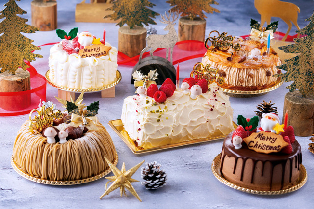 博多あまおうを丸ごとサンド！川崎日航ホテル、2024年クリスマスケーキ予約開始 画像