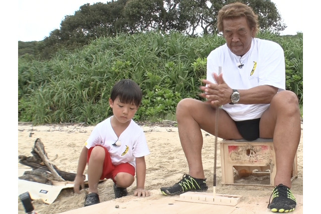 人気企画「脱出島」に番組史上最年長・長州力が参戦！5歳の孫とチャレンジ 画像