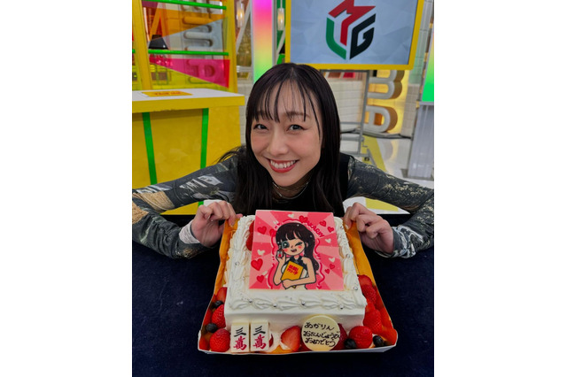 33歳誕生日迎えた須田亜香里、『熱闘Mリーグ』特製の激かわケーキに喜び「イラスト可愛すぎた」 画像