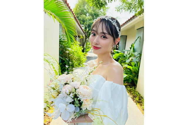 内田理央のウエディング姿が美しい！ 沖縄・読谷村でリゾ婚体験 画像