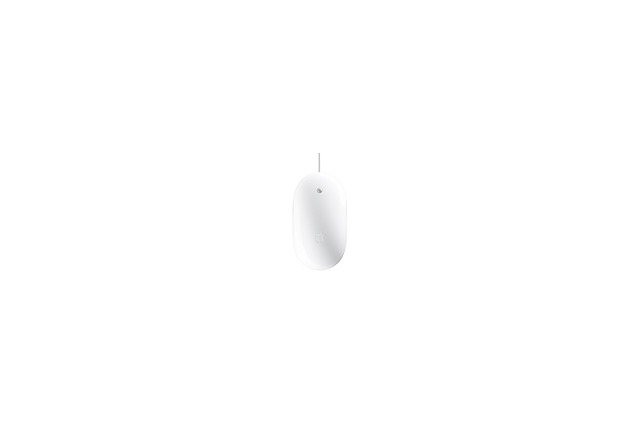 アップル、全方向にスクロール可能な光学式4ボタンマウス「Mighty Mouse」 画像