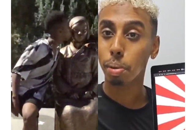 “慰安婦像”にキスなど奇行繰り返した米ユーチューバー、出国できず経済的困窮に…韓国教授「自縄自縛」 画像