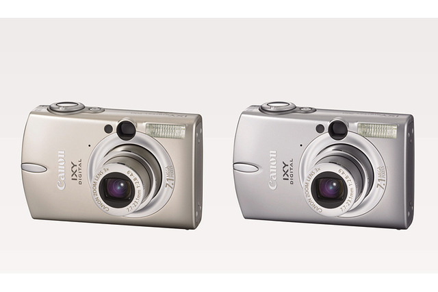 キヤノン、2.5型液晶搭載の710万画素機「IXY DIGITAL 700」と500万画素機「同60」 画像