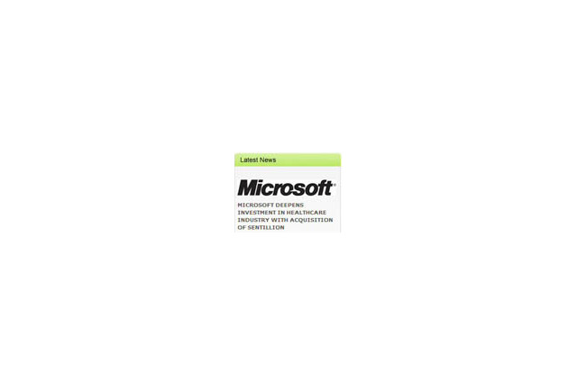 米マイクロソフト、ヘルスケアソフトのSentillionを買収 画像