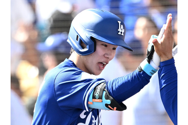 大谷同僚キム・ヘソンのメジャー初本塁打に韓国メディア歓喜！“走攻守”大活躍で山本由伸も援護 画像