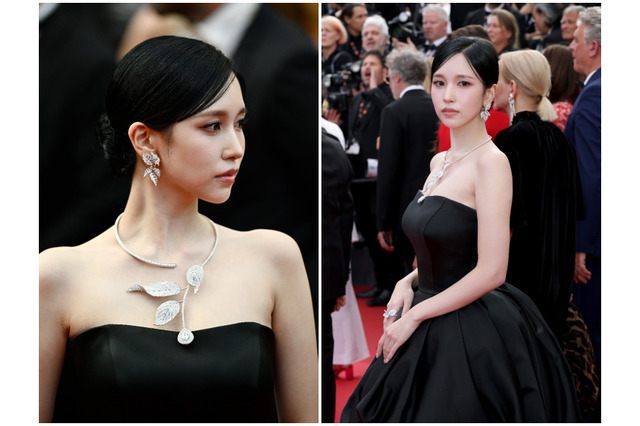 TWICE・MINA、新作ジュエリーを身にまとってカンヌ国際映画祭のレッドカーペットに登場! 画像