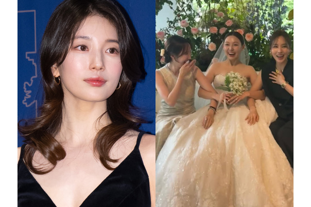 一人だけ姿を現さなかったペ・スジ…元メンバーの結婚式に参加せず、“不仲説”が定着したグループに仲間入り？ 画像