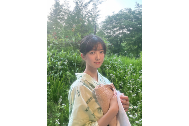 “日本一かわいい剣道女子”佐藤あかり、天然温泉で身体ポカポカ！浴衣姿で“湯上がり美人”ショット披露 画像
