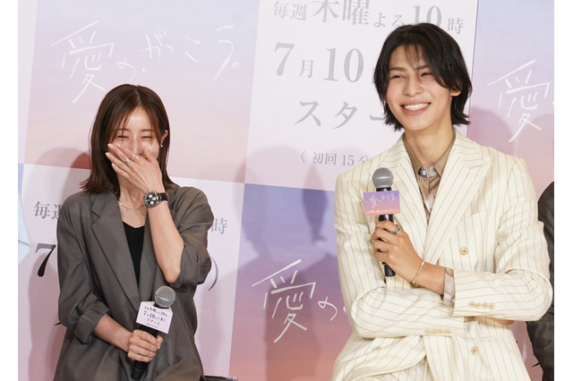 田中みな実、ラウールを‟愛の告白”企画でサポート「真ん中のカメラに向かって言ってみて！」 画像