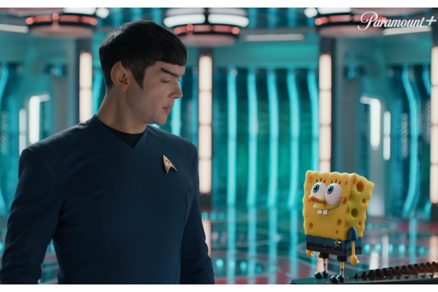 スポンジボブが宇宙船クルーとして仲間入り！？『スター・トレックSNW』シーズン3 特別コラボ映像が公開 画像