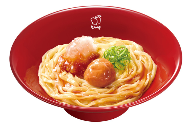 梅干しを丸ごと1粒使用！なか卯「紀州南高梅おろしうどん」明日から販売開始 画像