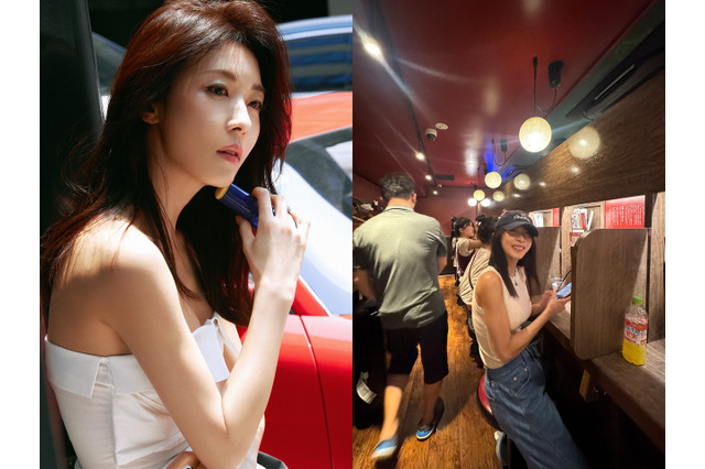 貴重な一杯は大阪で！年に2回しかラーメンを食べないという“NHK韓流ドラマの女王”、弾ける笑顔でランチ 画像