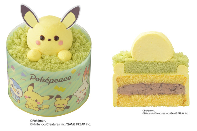 ピカチュウがケーキになって登場！銀座コージーコーナー、「ピカチュウのチョコバナナケーキ」を8月1日から発売 画像