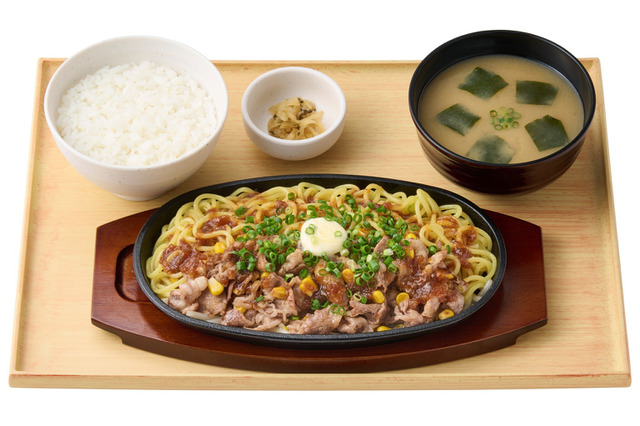 酸味が効いたジャポネソースがたまらない！やよい軒、「牛バターちゃんぽん焼定食」を8月5日より販売開始 画像