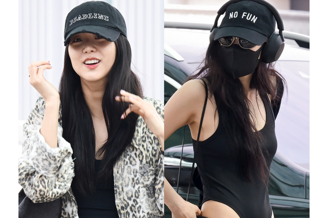 “ハイレグ”ファッションで空港に?!BLACKPINK・ジス&ジェニー、圧巻オーラでフランスへ出国【PHOTO】 画像