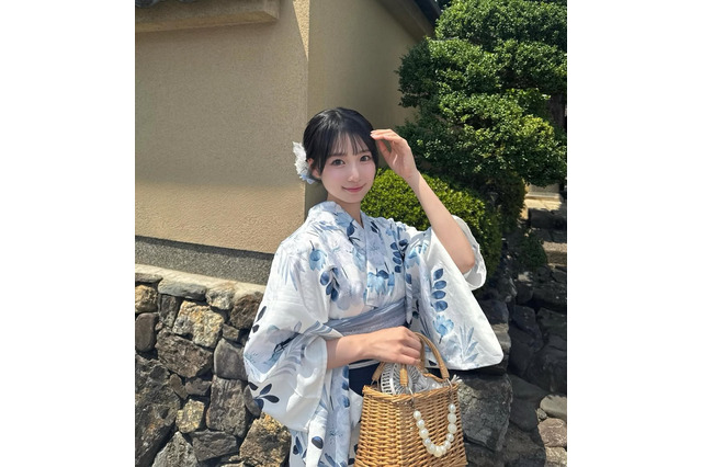 17歳の制コレ美女・百田汐里、今年初の浴衣姿を公開！京都・嵐山を満喫 画像