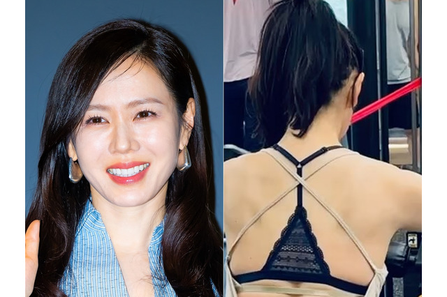 『愛の不時着』ソン・イェジン、鍛え抜かれた“美背中”公開！一児の母とは思えないトレーニング姿が話題 画像