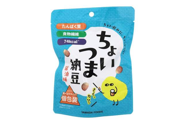 ちょい飲みお供にちょうどいい！醤油味の納豆スナック「ちょいつま納豆」が9月1日発売 画像